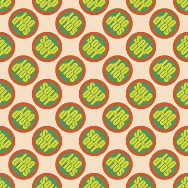 Dikişsiz desen, vektör çizim sattı