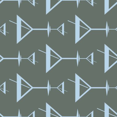 Tropik kokteyller desen, renkli kesintisiz vektör çizim