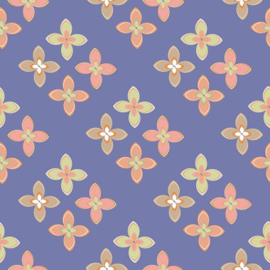  soyut çiçek geometrik Dikişsiz desen arka planı için