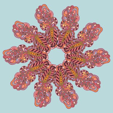 Stil zentangle yeni simetrik mandala doodle ile sanat esin kaynağı oldu. Duvar kağıdı, desen dolgularını, web sayfaları, yüzey dokuları için dekoratif nesne-ebilmek var olmak kullanılmış.