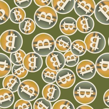 bitcoins parlak parlak pahalı sikkeleri ile Seamless modeli 