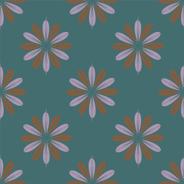  arka plan için çiçekli soyut geometrik seamless modeli