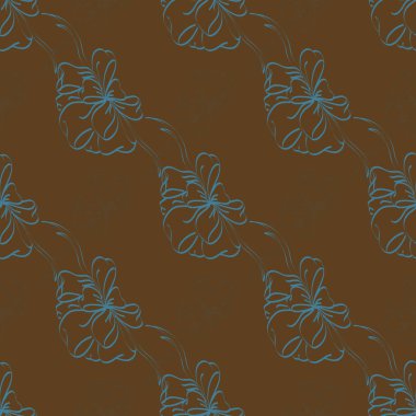 Renkli Yay ve kurdeleler sorunsuz desenli arka.