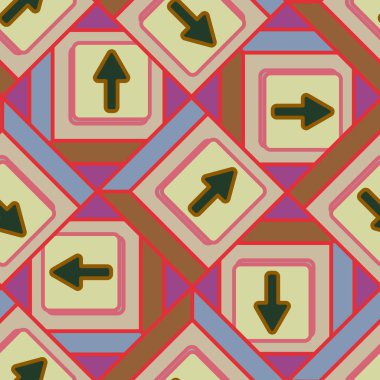 Kot düğmeleri Dikişsiz desen vektör çizim ile 