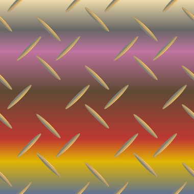 Oluklu demir, paslanmaz çelik arka plan parlayan vektör çizim