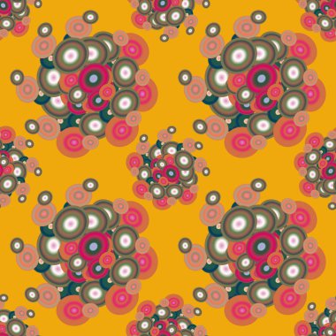 soyut geometrik renkli Dikişsiz desen arka plan için vektör çizim