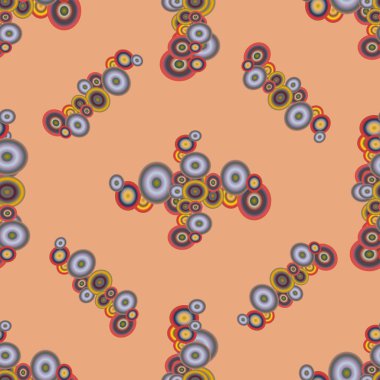 soyut geometrik renkli Dikişsiz desen arka plan için vektör çizim