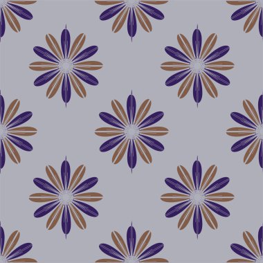  arka plan için çiçekli soyut geometrik seamless modeli