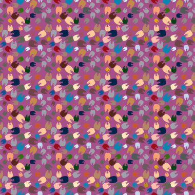 Çok renkli diş parlak Dikişsiz desen arka planı için.