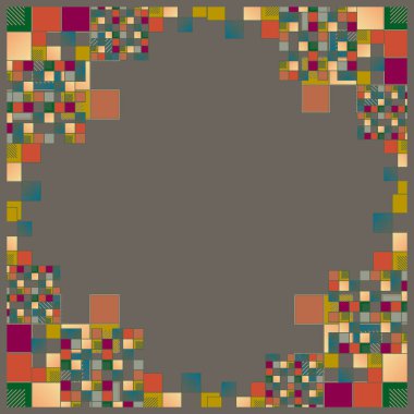 soyut geometrik renksiz desen