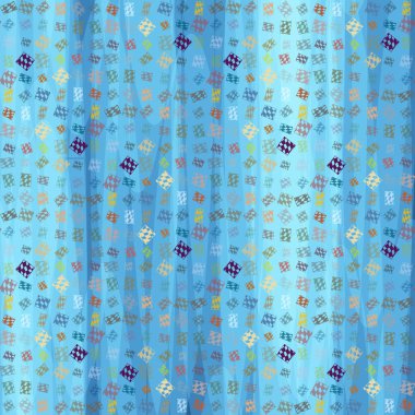 soyut geometrik renkli Dikişsiz desen arka plan için vektör çizim