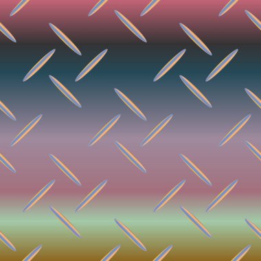 Oluklu demir, paslanmaz çelik arka plan parlayan vektör çizim