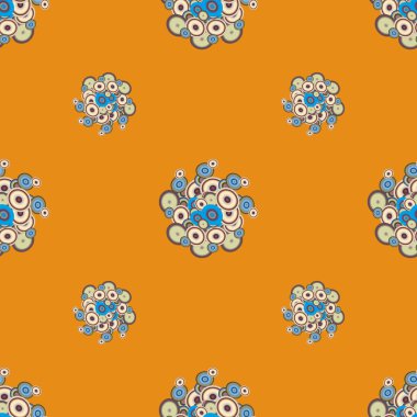 soyut geometrik renkli Dikişsiz desen arka plan için vektör çizim