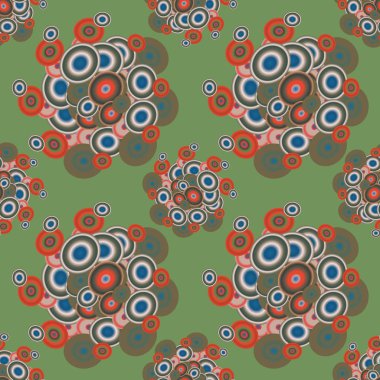 soyut geometrik renkli Dikişsiz desen arka plan için vektör çizim