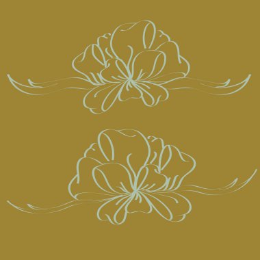 Yay ve şerit vektör karikatür çizimi