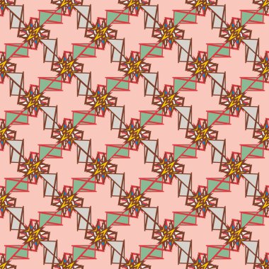 Soyut geometrik sorunsuz arka plan deseni. 