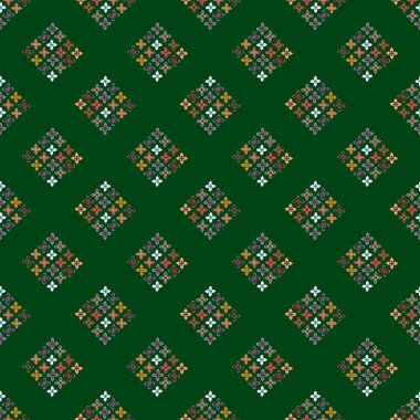  soyut çiçek geometrik Dikişsiz desen arka planı için