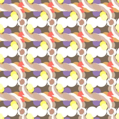 soyut geometrik renkli Dikişsiz desen arka plan için vektör çizim