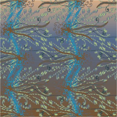 Arka plan, vektör çizim için soyut renkli seamless modeli