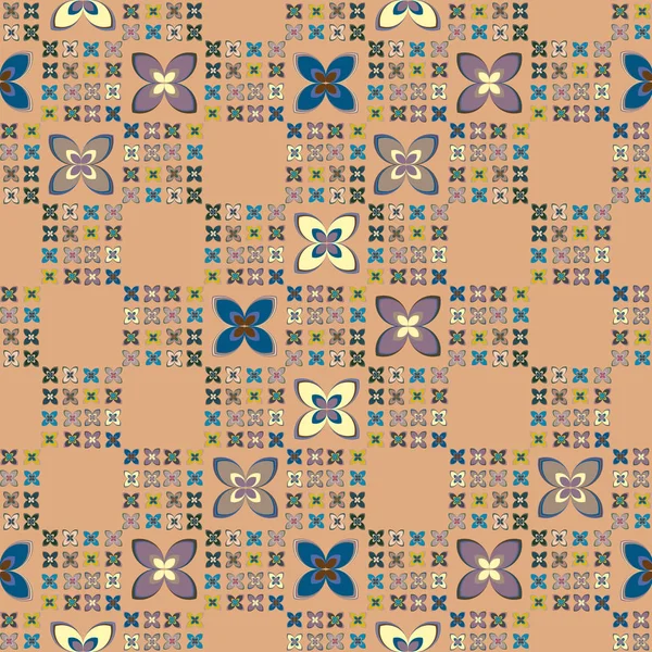  soyut çiçek geometrik Dikişsiz desen arka planı için