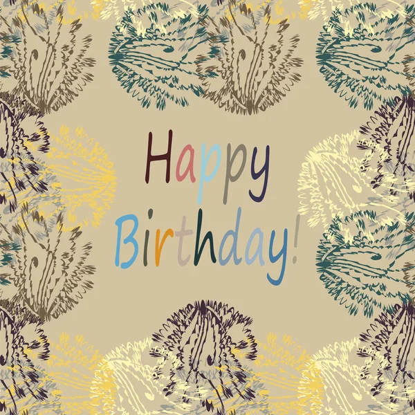 Çiçek desenli harflerle kutlu olsun çok renkli el çekilmiş