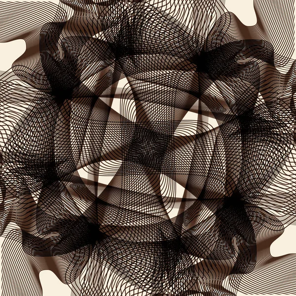 Patrón Entrelazamiento Geométrico Texturizado Abstracto Para Fondo — Archivo Imágenes Vectoriales