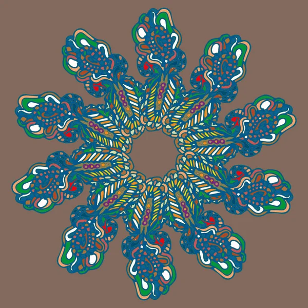 Stil zentangle yeni simetrik mandala doodle ile sanat esin kaynağı oldu. Duvar kağıdı, desen dolgularını, web sayfaları, yüzey dokuları için dekoratif nesne-ebilmek var olmak kullanılmış.