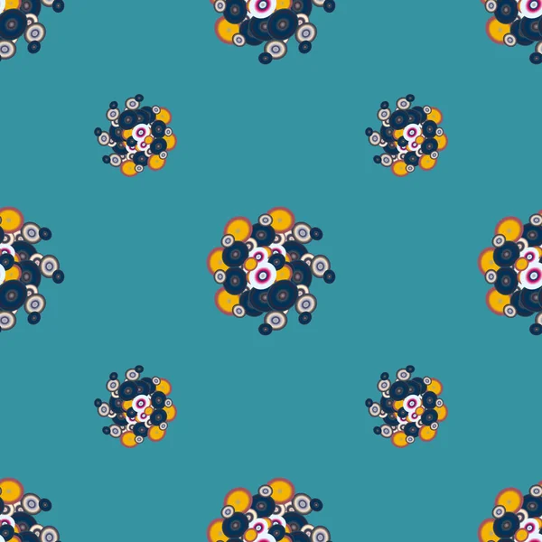 soyut geometrik renkli Dikişsiz desen arka plan için vektör çizim