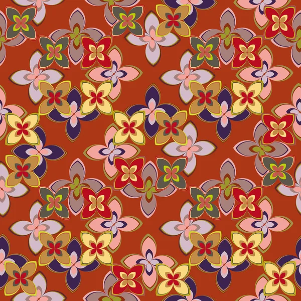  soyut çiçek geometrik Dikişsiz desen arka planı için