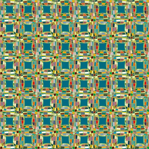 Абстрактний Візерунок Калейдоскопа Барвистими Мозаїчними Кулями — стоковий вектор