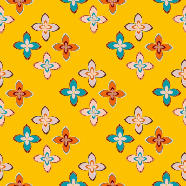  soyut çiçek geometrik Dikişsiz desen arka planı için