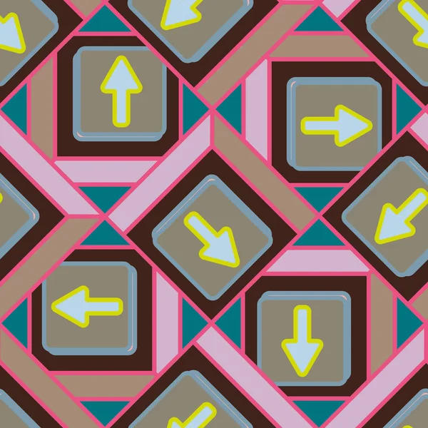 Kot düğmeleri Dikişsiz desen vektör çizim ile 