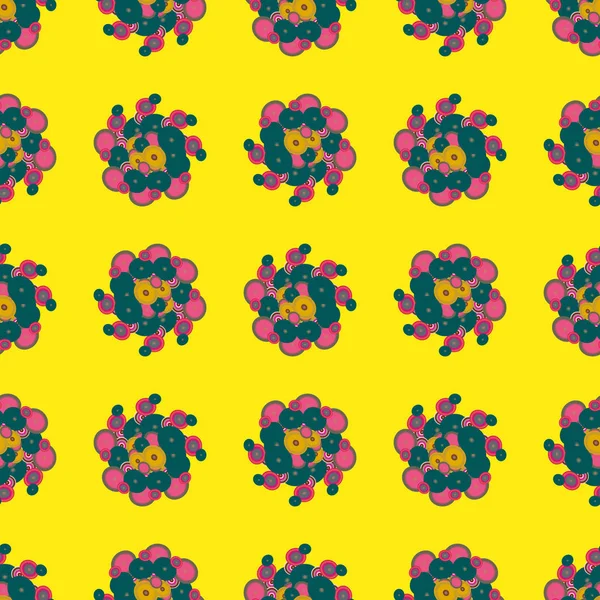 soyut geometrik renkli Dikişsiz desen arka plan için vektör çizim