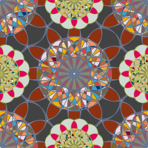  soyut çiçek geometrik Dikişsiz desen arka planı için