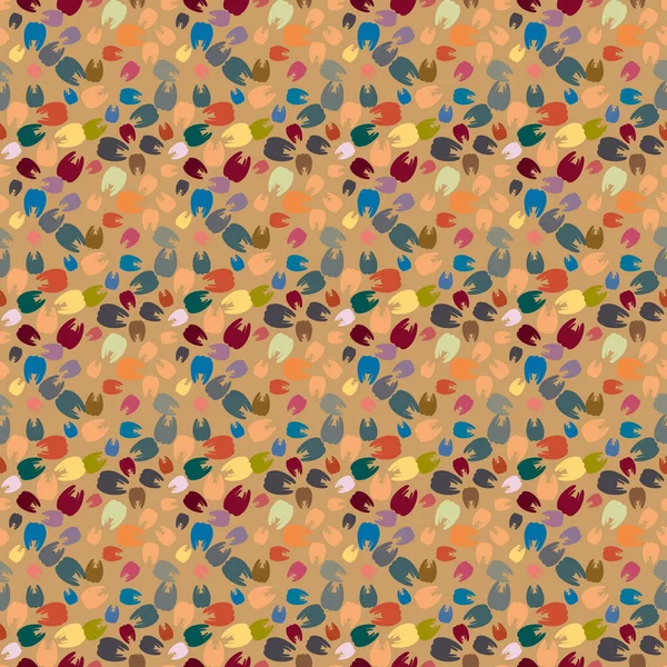 Diente Multicolor Patrón Sin Costura Brillante Para Fondo — Archivo Imágenes Vectoriales