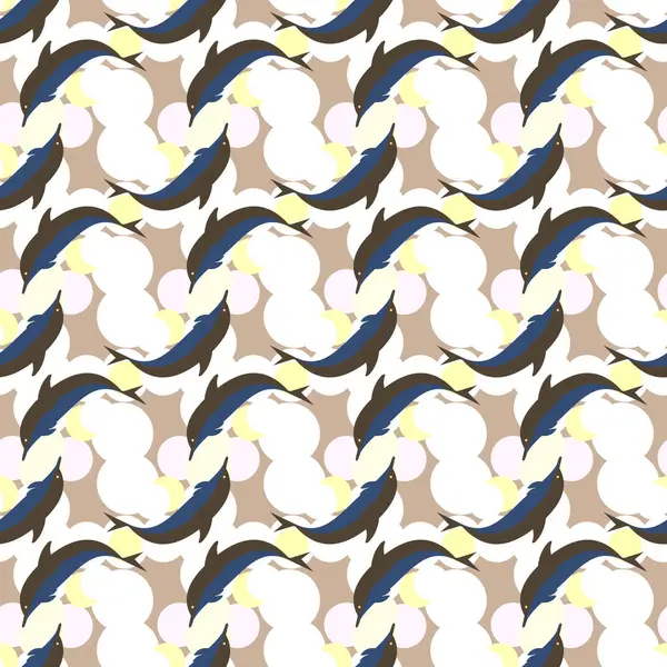 soyut geometrik renkli Dikişsiz desen arka plan için vektör çizim