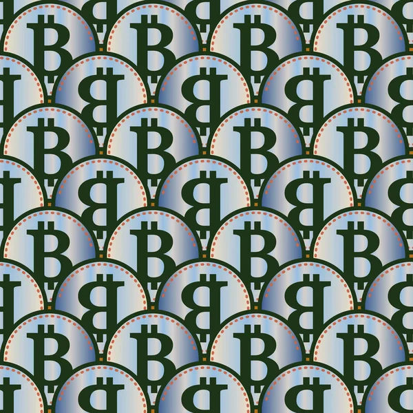 bitcoins parlak parlak pahalı sikkeleri ile Seamless modeli 