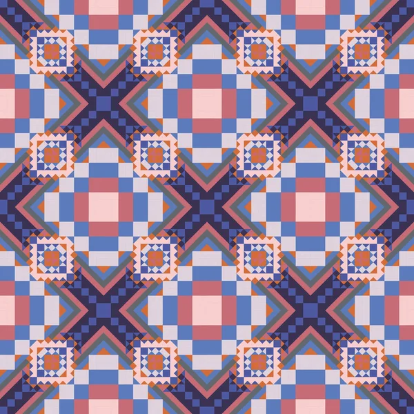 Geometrik etnik desen sorunsuz tasarım arka plan veya duvar kağıdı için