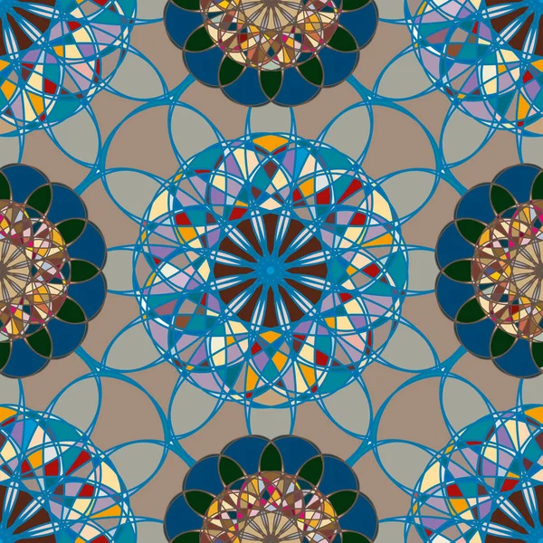  soyut çiçek geometrik Dikişsiz desen arka planı için