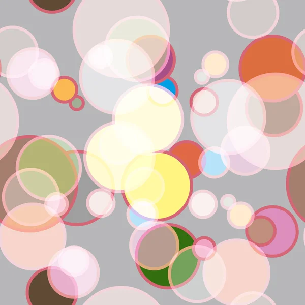Den Sömlösa Abstrakt Bakgrunden Med Cirklar — Stock vektor