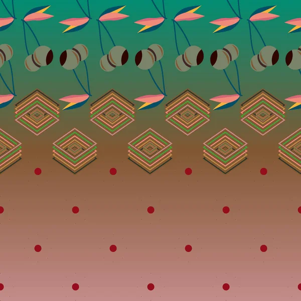 Şirin kiraz seamless modeli. Vektör çizim.