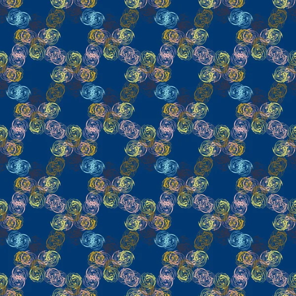 Arka plan, vektör çizim için soyut renkli seamless modeli