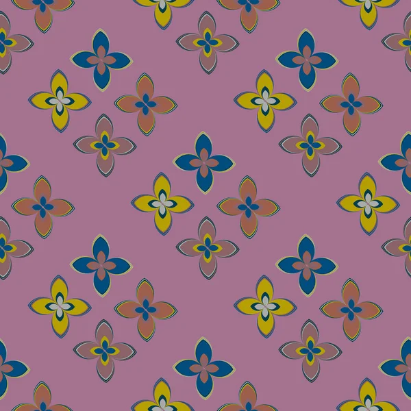  soyut çiçek geometrik Dikişsiz desen arka planı için