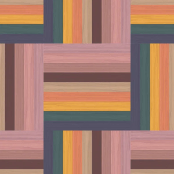 Motif Bureau Vectoriel Sans Couture Décoratif Coloré Bois — Image vectorielle