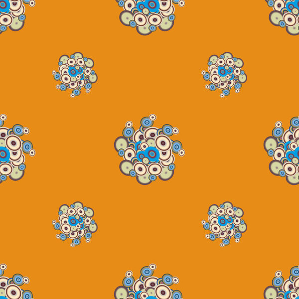 vector illustration of abstract geometric colorful seamless pattern for background