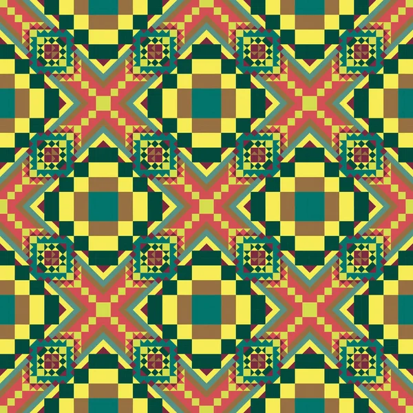 Geometrik etnik desen sorunsuz tasarım arka plan veya duvar kağıdı için