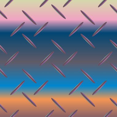 Oluklu demir, paslanmaz çelik arka plan parlayan vektör çizim