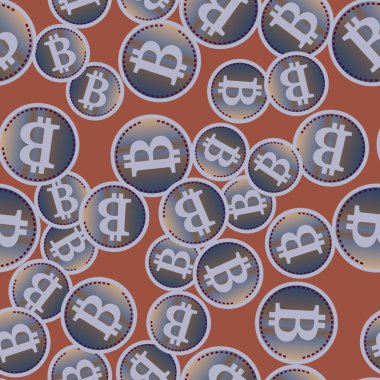 bitcoins parlak parlak pahalı sikkeleri ile Seamless modeli 