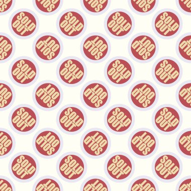 Dikişsiz desen, vektör çizim sattı