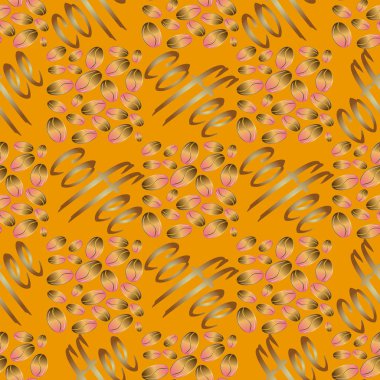 kahve çekirdekleri seamless modeli, vektör arka plan